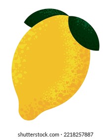 lemon fruit icon isolated style