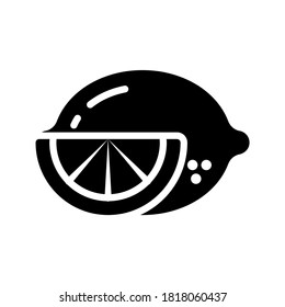 Lemon Frucht Symbol, Vektorgrafik perfekt für jeden Zweck