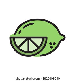 Lemon Fruit Icon vector illustration perfect for any purposes