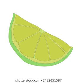 Zitronenfrucht-Ikone Vektorillustration