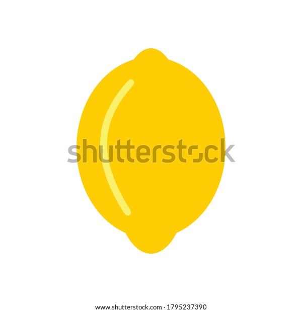 Lemon Fruit Icon Vector Symbol Isolated Stock Vector Royalty Free 1795237390 Shutterstock 2679