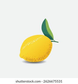 Ilustración de fruta de limón aislada Vector EPS
