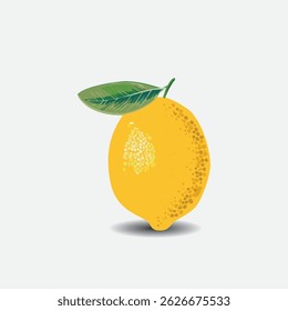 Lemon fruit illustration isolated EPS Vector