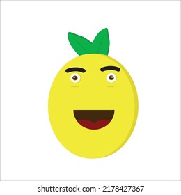 Lemon Fruit Ilustration for kids