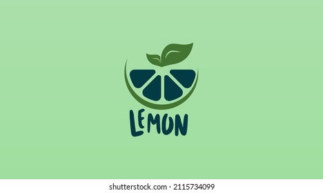 Lemon Fruit Logo Design Concept Vector. Fruit Logo Design Template