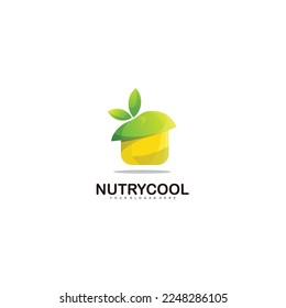 plantilla de ilustración del logotipo de la fruta limón