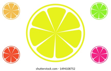 lemon fruit logo is a simple logo, like a lemon fruit with simple color, suitable for various needs of your company or business logo,