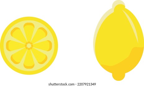 Icono de diseño de vectores de fruta de limón