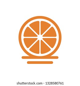 Lemon fruit vector icon