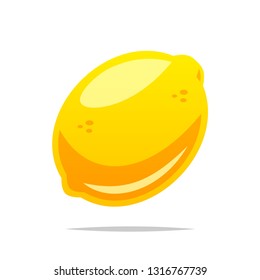 Lemon fruit vector isolated illustration