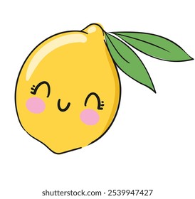 Lemon Fun for Little Ones, kids print vector illustration trend design for t shirt printing, graphic design