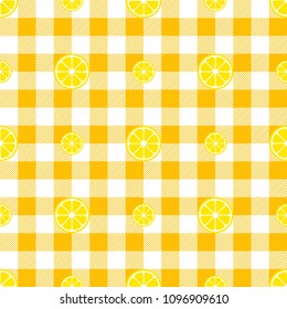 lemon geometric seamless pattern. Modern print,Wrapping paper, cards, posters, banners designs. Vector illustration