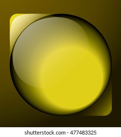 lemon glass with abstract logo