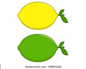 Lemon and Green Lime