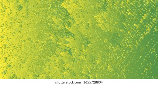 Lemon green spotted background. Abstract vintage background. Spotted textured background. Designer decorative cover. Vector graphics. Spots and blots. Obsolete surface