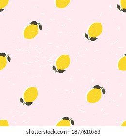 Patrón sin fisuras del vector dibujado a mano. Papel pintado colorido de verano. Frescos cítricos de fondo decorativo texturizado. Diseño abstracto pastel moderno para papel, cubierta, tela, decoración interior