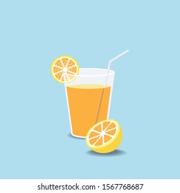 Lemon Ice in Vector illustration