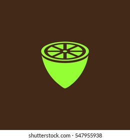 lemon, icon