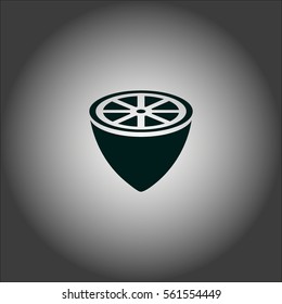 lemon, icon