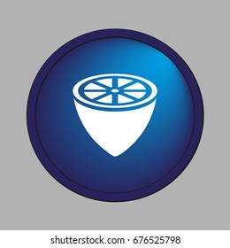 lemon, icon