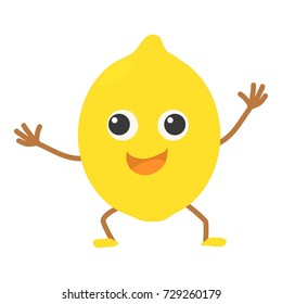 Lemon icon. Cartoon illustration of lemon vector icon for web