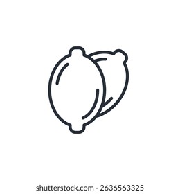 lemon icon collection .design style with background