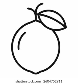 Lemon Icon for design Easily editable