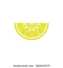lemon icon design template vector isolated illustration