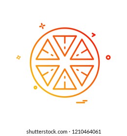 Lemon icon design vector