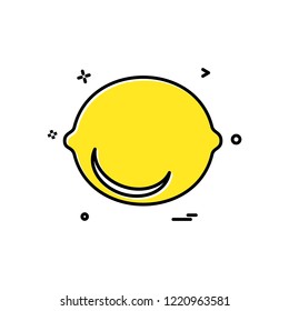 Lemon icon design vector