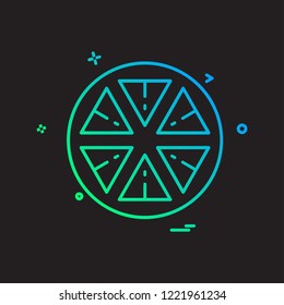 Lemon icon design vector