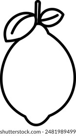 Lemon icon for design your artwork
