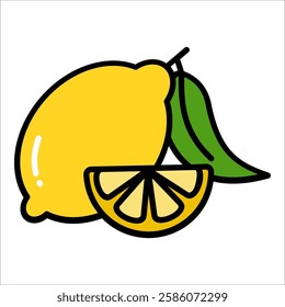 Lemon Icon Element For Design