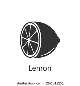 Lemon icon. Element of drink and food icon for mobile concept and web apps. Detailed Lemon icon can be used for web and mobile