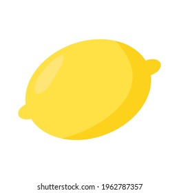 Icono de limón. Ilustración vectorial moderna de diseño plano