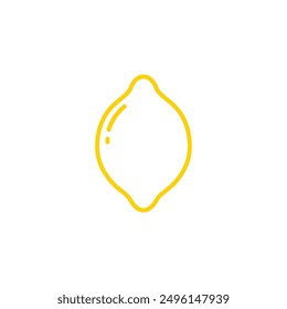 Icono de limón diseño de Vector plano