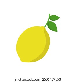 Lemon icon illustrated on background