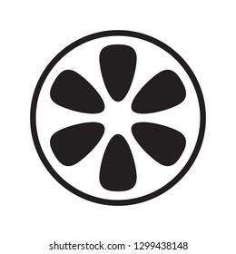Lemon icon illustration isolated vector sign