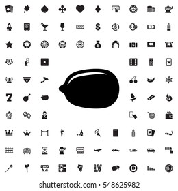 Lemon icon illustration isolated vector sign symbol