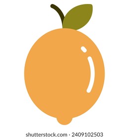 Lemon icon illustration for web, app, infographic, etc