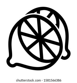 lemon icon isolated sign symbol vector illustration - high quality black style vector icons
