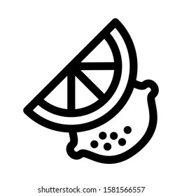 lemon icon isolated sign symbol vector illustration - high quality black style vector icons
