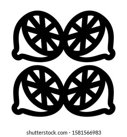 lemon icon isolated sign symbol vector illustration - high quality black style vector icons
