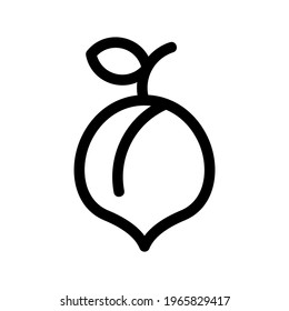 lemon icon or logo isolated sign symbol vector illustration - high quality black style vector icons
