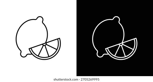 Logo-Designs für Zitronensymbole. modernes Icon Design Set