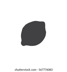 lemon icon. sign design