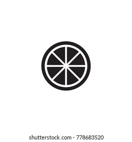 lemon icon. sign design