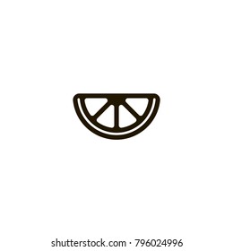 lemon icon. sign design