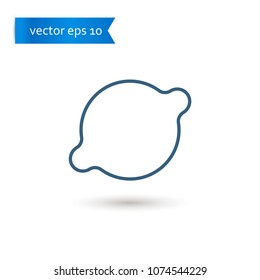 lemon. lemon icon. sign design. Vector EPS 10.