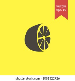 lemon. lemon icon. sign design. Vector EPS 10.